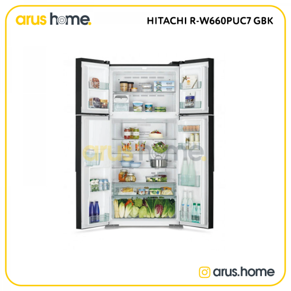 HITACHI-R-W660PUC7-GBK